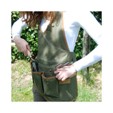 Hectarul - Sort de gradinarit verde/maro din canvas poliester Esschert Design